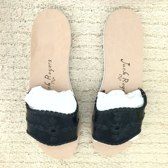 ❌SOLD❌ Jack Rogers Sanibel Black Slide Sandals - Picture 7 of 7